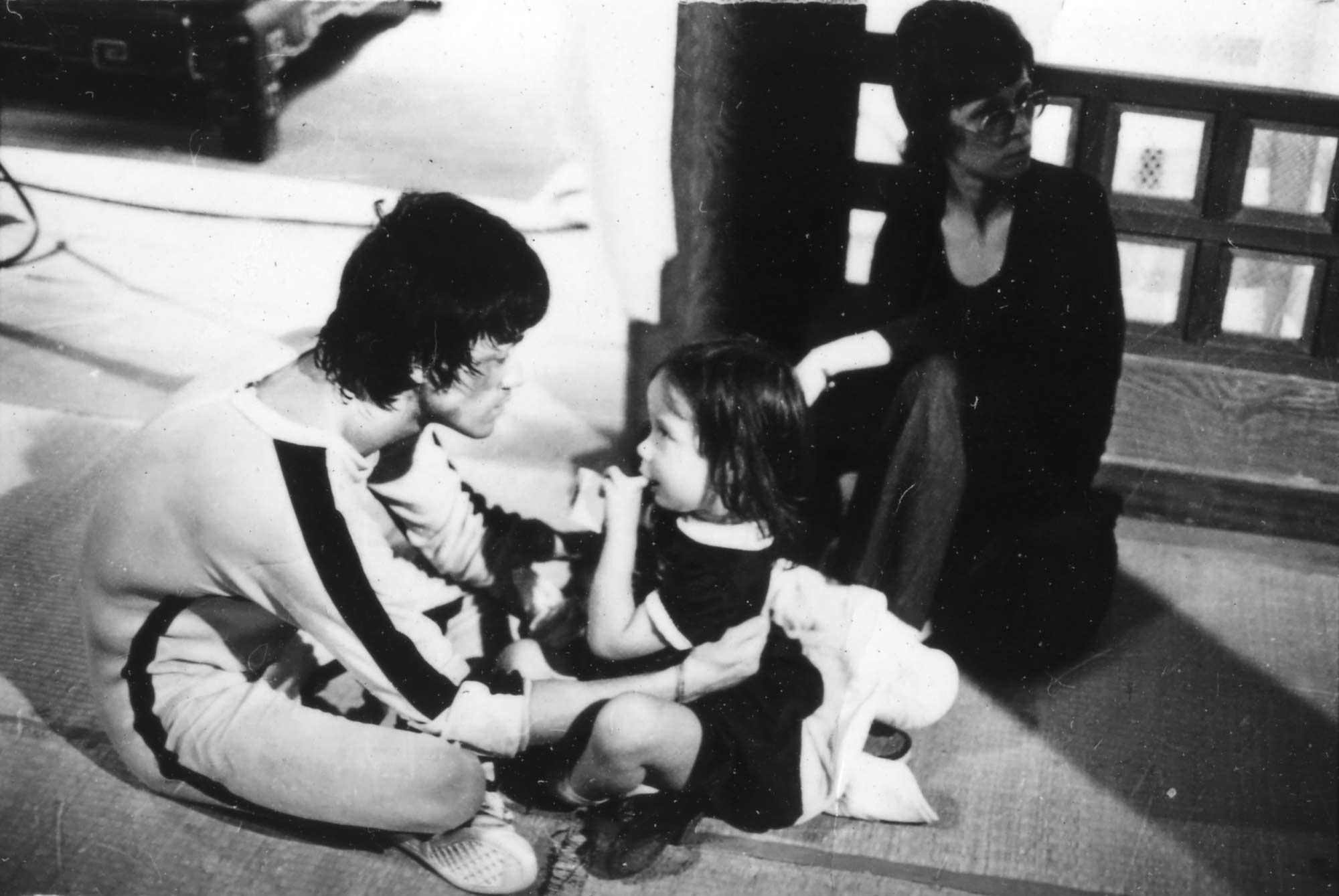 Bruce Lee with daughter Shannon Lee