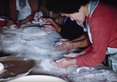 New Year Mochi Pounding